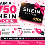 Claim a $750 SHEIN Gift Card – Complete 3 Simple Steps